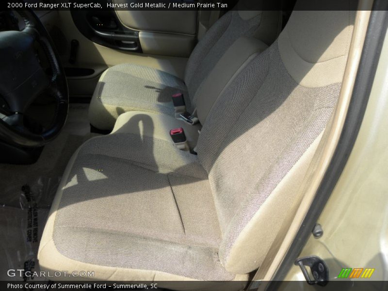Harvest Gold Metallic / Medium Prairie Tan 2000 Ford Ranger XLT SuperCab
