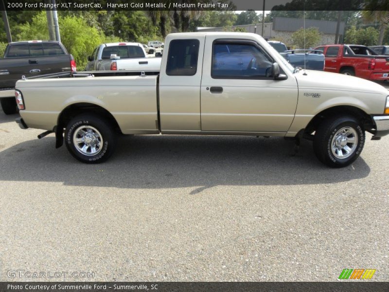 Harvest Gold Metallic / Medium Prairie Tan 2000 Ford Ranger XLT SuperCab