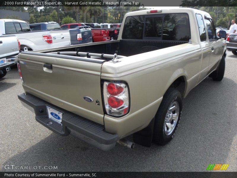 Harvest Gold Metallic / Medium Prairie Tan 2000 Ford Ranger XLT SuperCab