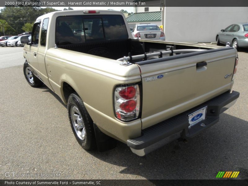 Harvest Gold Metallic / Medium Prairie Tan 2000 Ford Ranger XLT SuperCab