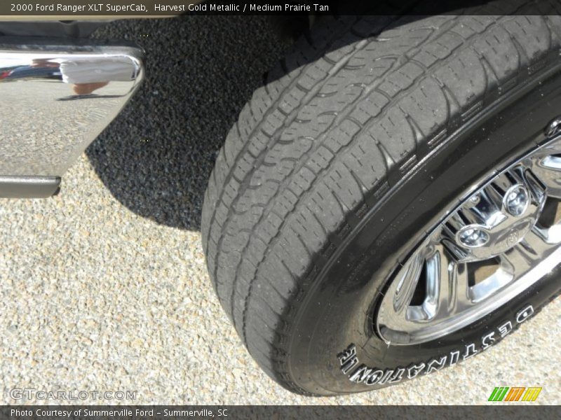 Harvest Gold Metallic / Medium Prairie Tan 2000 Ford Ranger XLT SuperCab