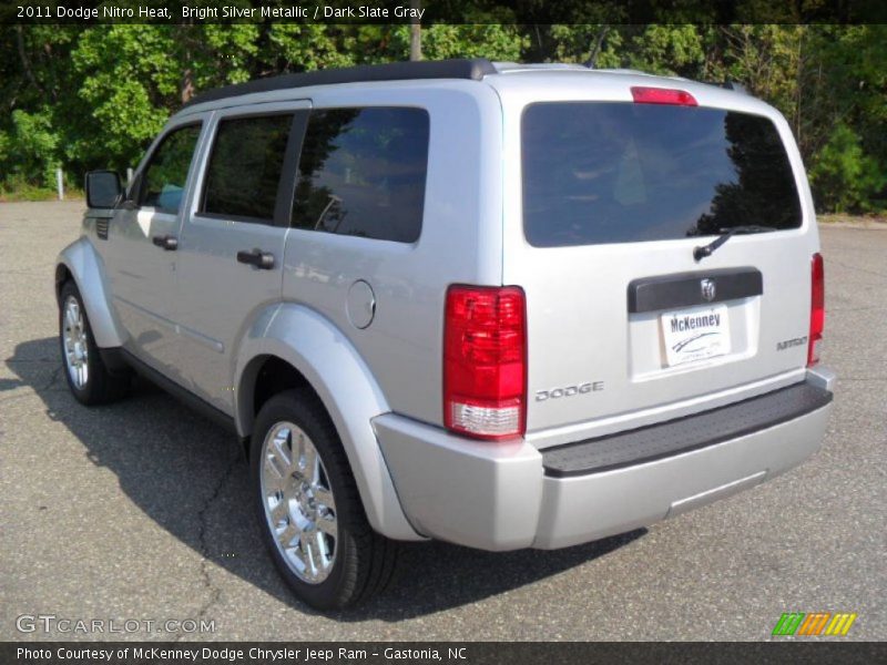 Bright Silver Metallic / Dark Slate Gray 2011 Dodge Nitro Heat