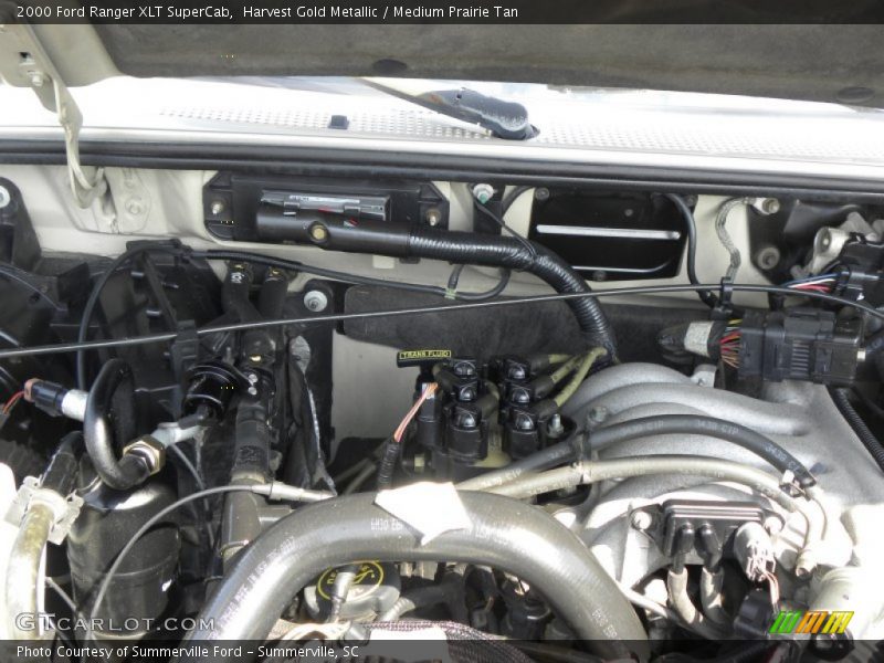 Harvest Gold Metallic / Medium Prairie Tan 2000 Ford Ranger XLT SuperCab