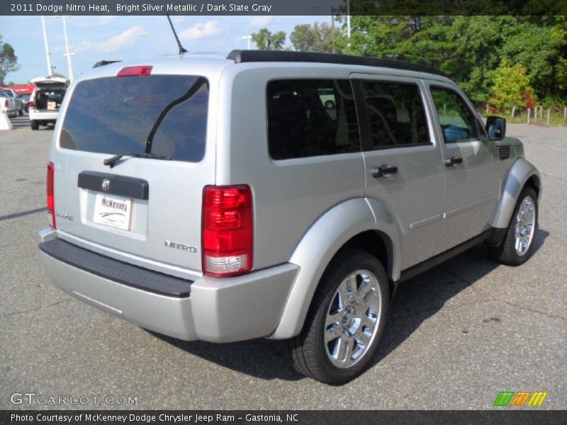Bright Silver Metallic / Dark Slate Gray 2011 Dodge Nitro Heat