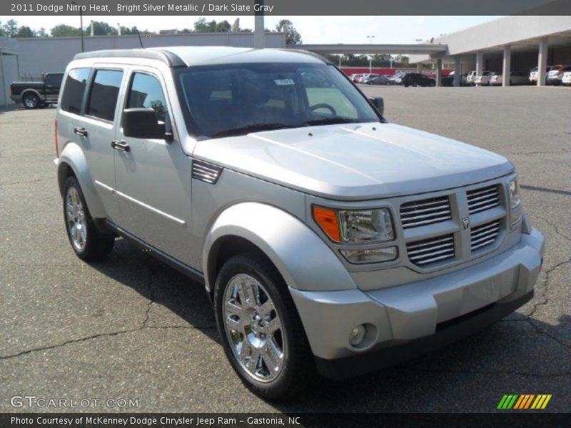 Bright Silver Metallic / Dark Slate Gray 2011 Dodge Nitro Heat