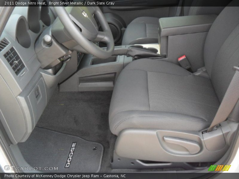 Bright Silver Metallic / Dark Slate Gray 2011 Dodge Nitro Heat