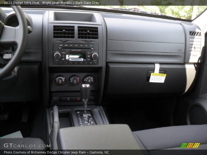 Bright Silver Metallic / Dark Slate Gray 2011 Dodge Nitro Heat