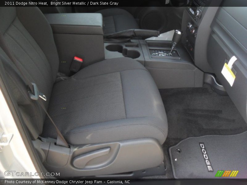 Bright Silver Metallic / Dark Slate Gray 2011 Dodge Nitro Heat