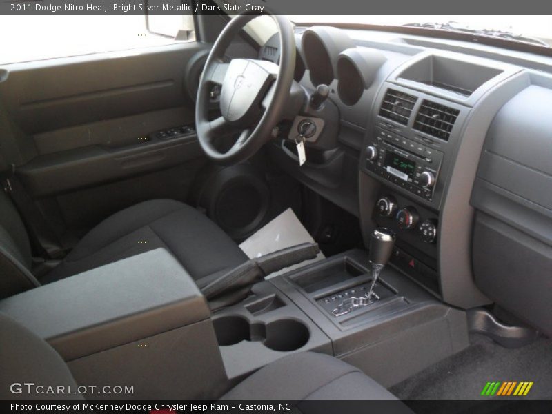 Bright Silver Metallic / Dark Slate Gray 2011 Dodge Nitro Heat