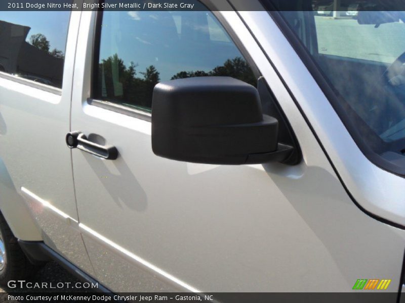 Bright Silver Metallic / Dark Slate Gray 2011 Dodge Nitro Heat