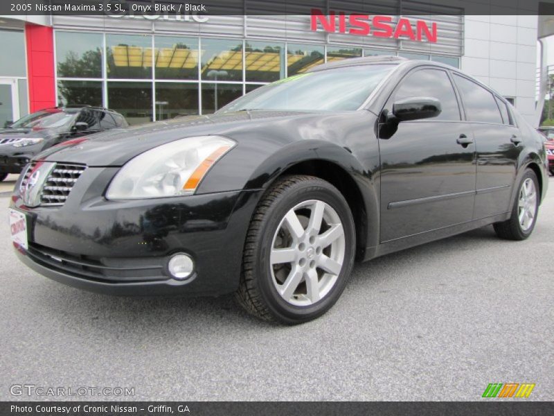 Onyx Black / Black 2005 Nissan Maxima 3.5 SL
