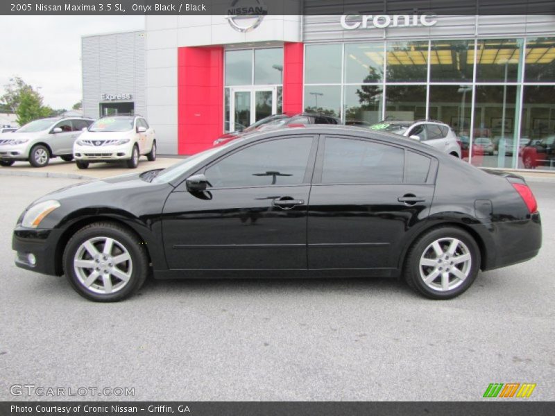 Onyx Black / Black 2005 Nissan Maxima 3.5 SL