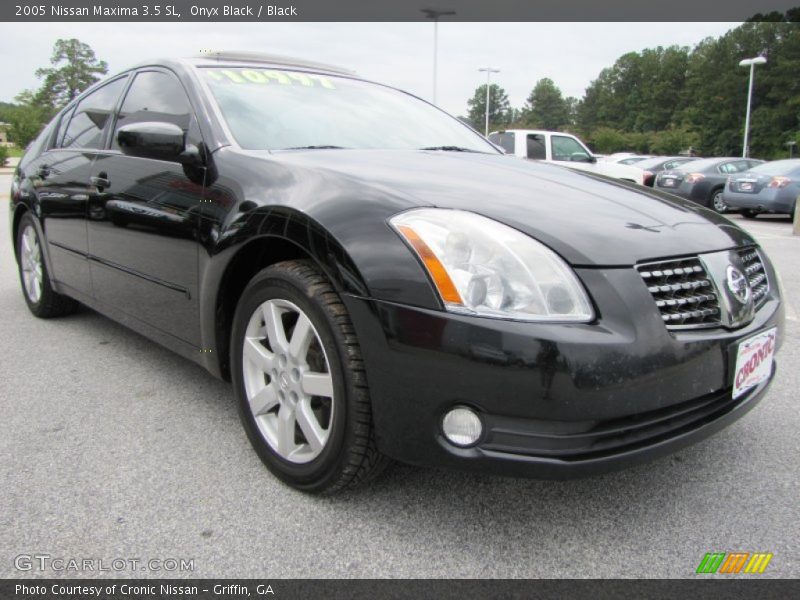 Onyx Black / Black 2005 Nissan Maxima 3.5 SL