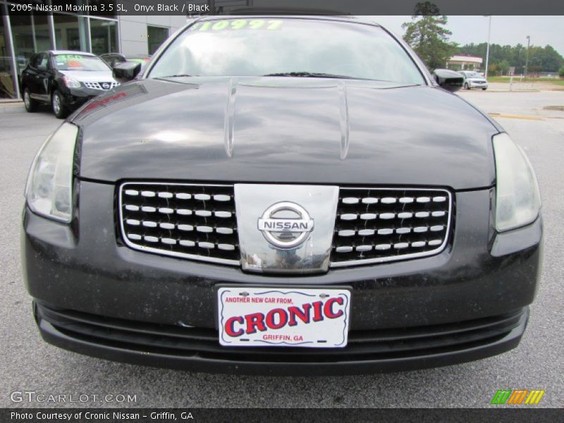 Onyx Black / Black 2005 Nissan Maxima 3.5 SL