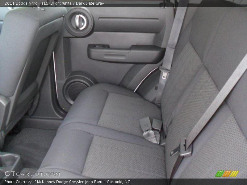Bright White / Dark Slate Gray 2011 Dodge Nitro Heat
