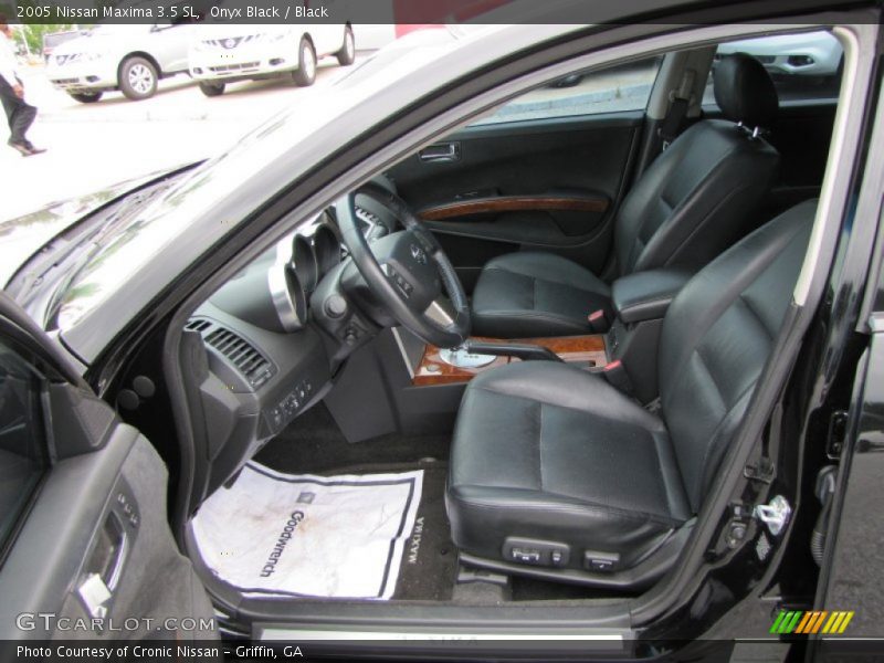 Onyx Black / Black 2005 Nissan Maxima 3.5 SL