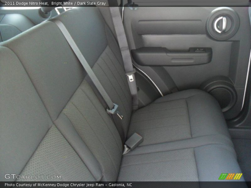 Bright White / Dark Slate Gray 2011 Dodge Nitro Heat
