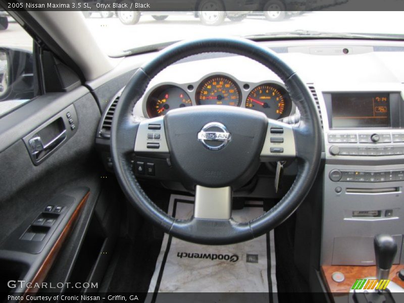 Onyx Black / Black 2005 Nissan Maxima 3.5 SL