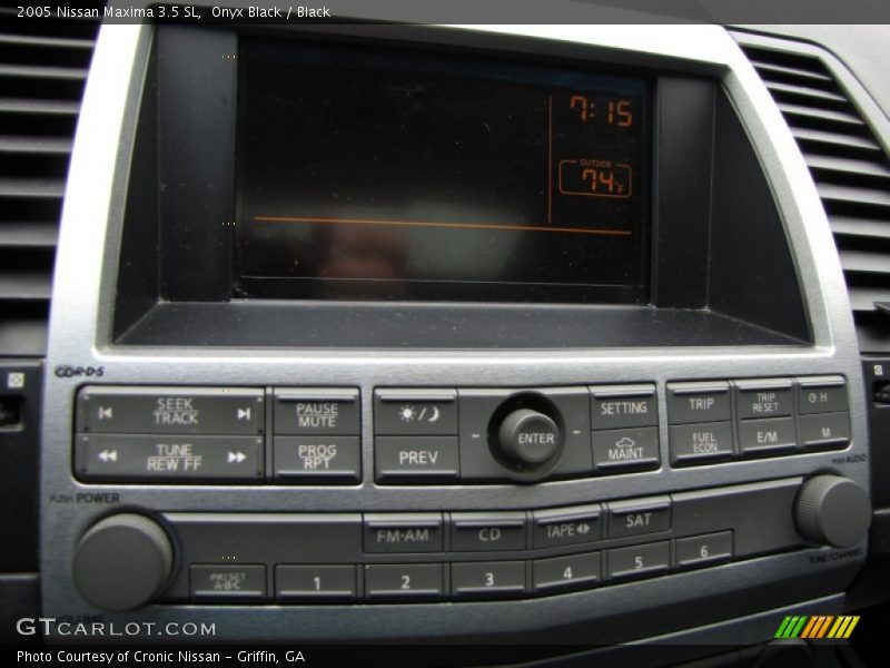 Onyx Black / Black 2005 Nissan Maxima 3.5 SL