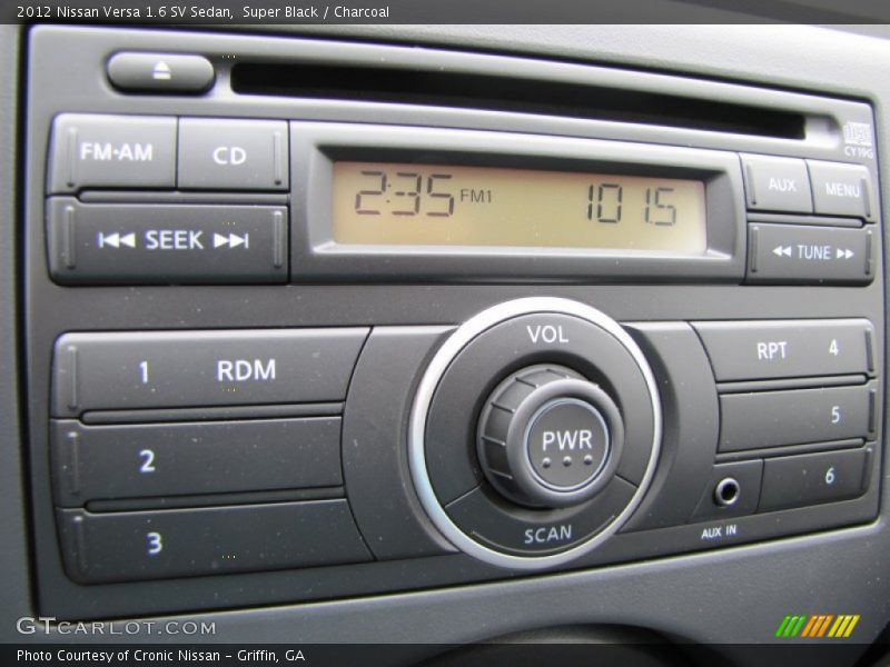 Audio System of 2012 Versa 1.6 SV Sedan