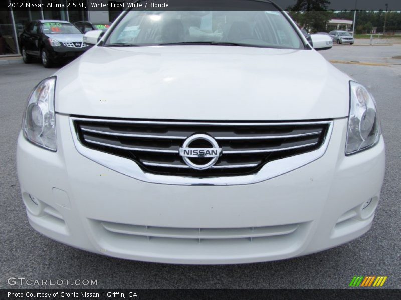Winter Frost White / Blonde 2012 Nissan Altima 2.5 SL