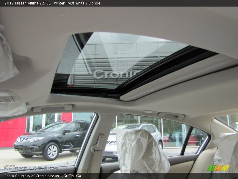 Winter Frost White / Blonde 2012 Nissan Altima 2.5 SL