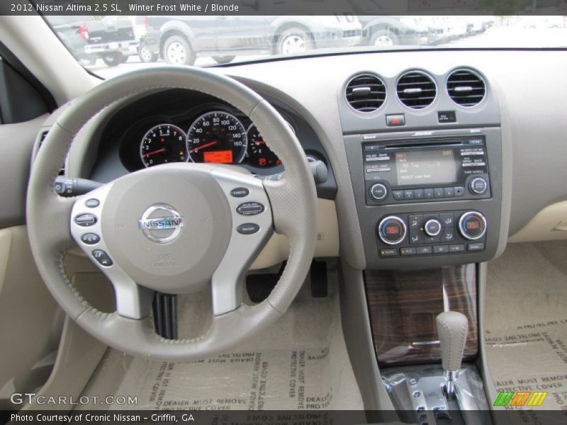 Winter Frost White / Blonde 2012 Nissan Altima 2.5 SL