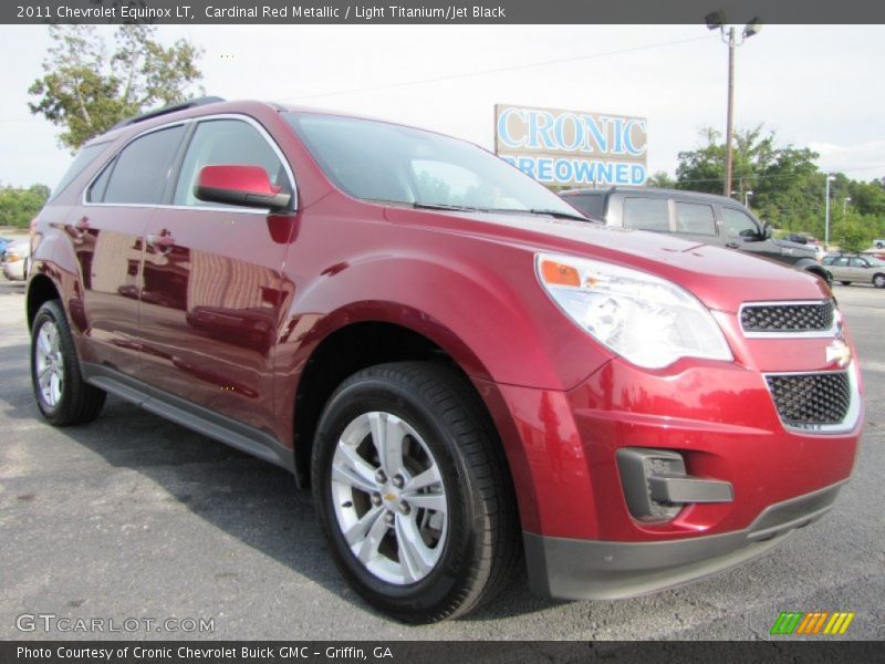 Cardinal Red Metallic / Light Titanium/Jet Black 2011 Chevrolet Equinox LT