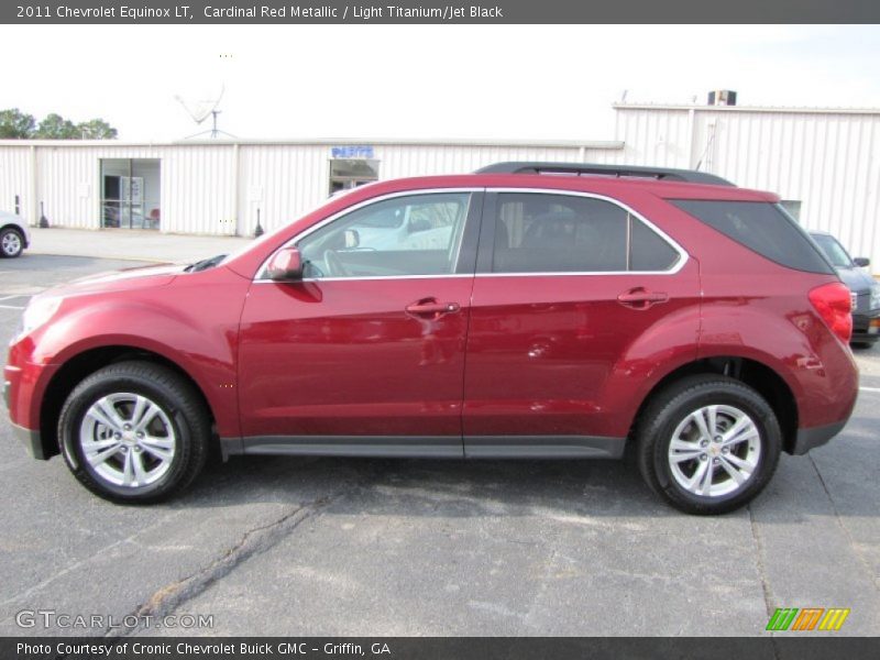 Cardinal Red Metallic / Light Titanium/Jet Black 2011 Chevrolet Equinox LT