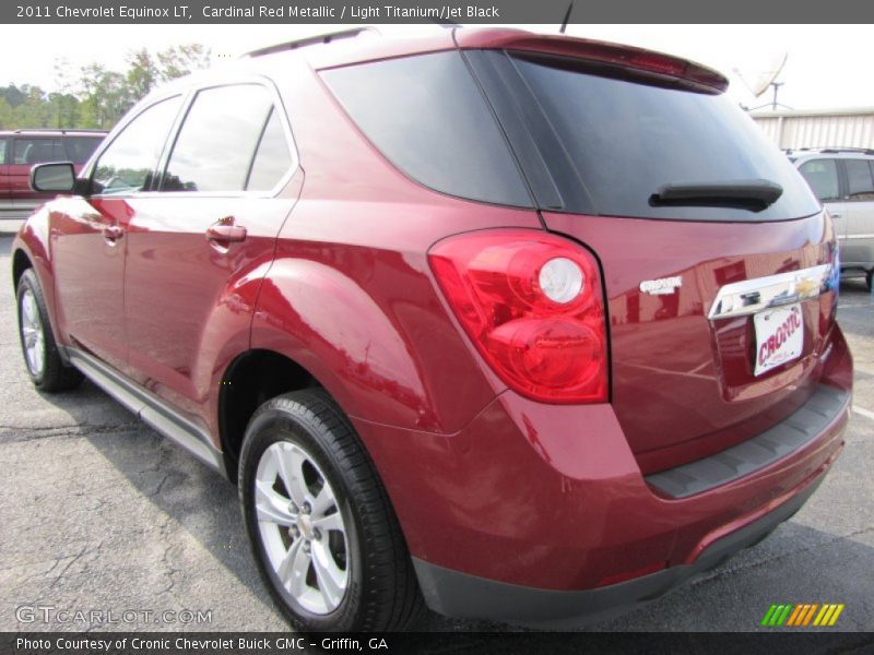 Cardinal Red Metallic / Light Titanium/Jet Black 2011 Chevrolet Equinox LT
