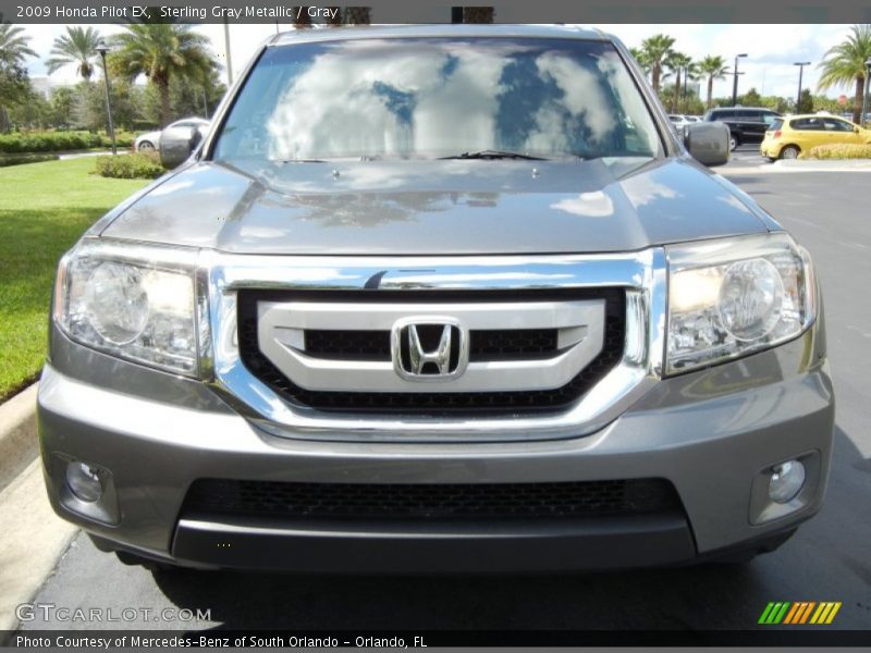 Sterling Gray Metallic / Gray 2009 Honda Pilot EX