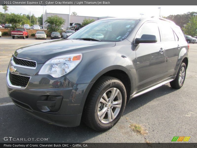 Cyber Gray Metallic / Light Titanium/Jet Black 2011 Chevrolet Equinox LT