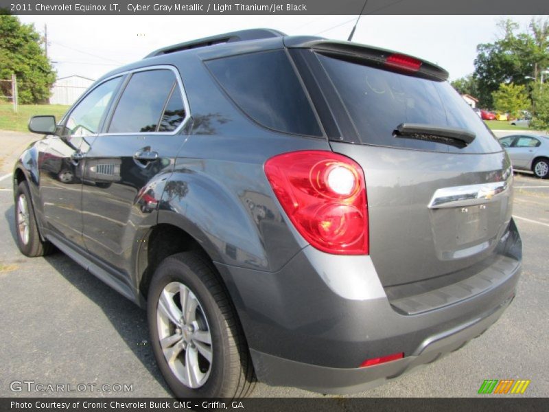 Cyber Gray Metallic / Light Titanium/Jet Black 2011 Chevrolet Equinox LT