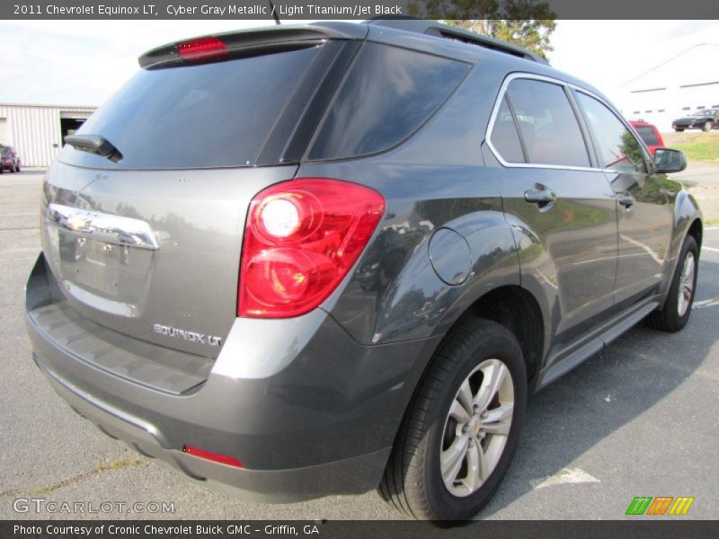 Cyber Gray Metallic / Light Titanium/Jet Black 2011 Chevrolet Equinox LT