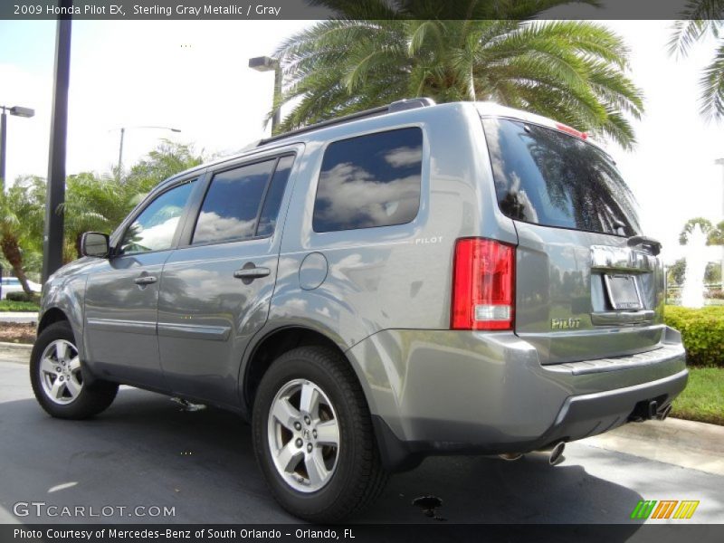 Sterling Gray Metallic / Gray 2009 Honda Pilot EX