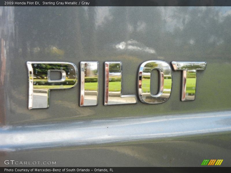 Sterling Gray Metallic / Gray 2009 Honda Pilot EX