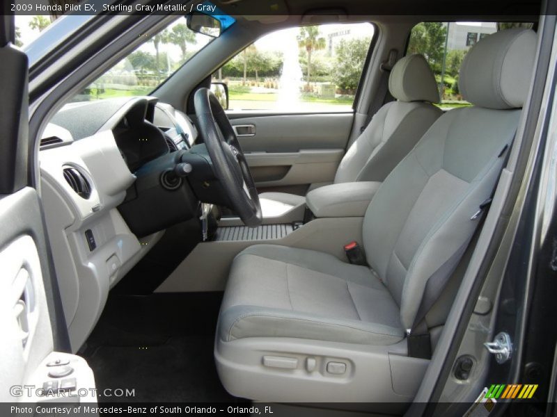 Sterling Gray Metallic / Gray 2009 Honda Pilot EX
