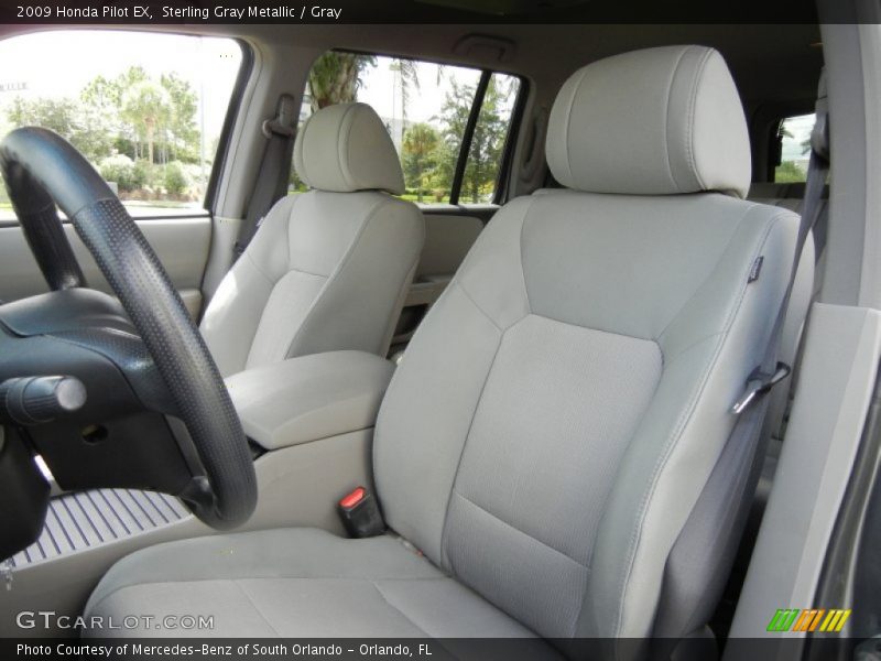 Sterling Gray Metallic / Gray 2009 Honda Pilot EX