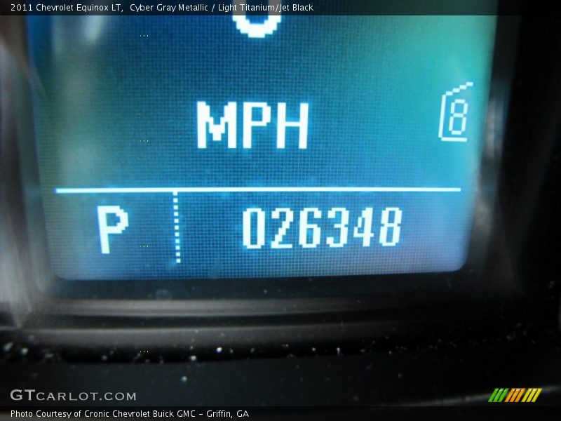 Cyber Gray Metallic / Light Titanium/Jet Black 2011 Chevrolet Equinox LT