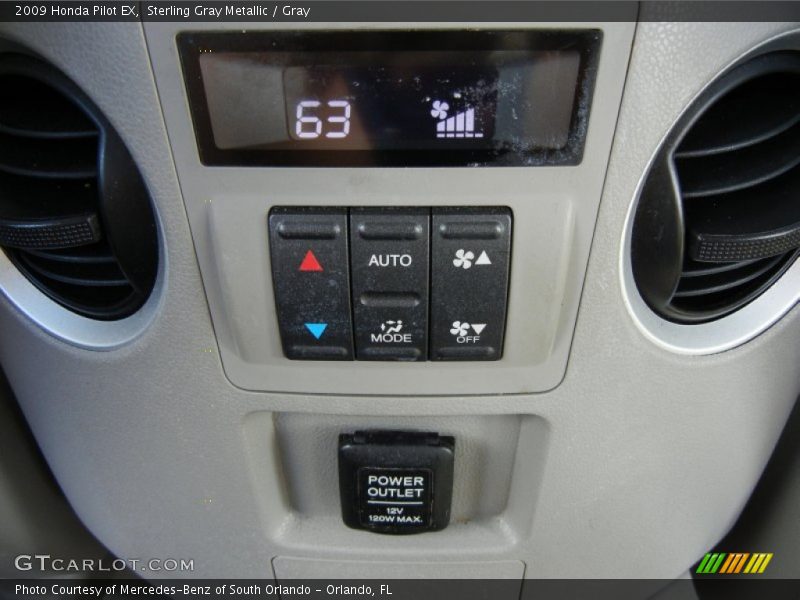 Sterling Gray Metallic / Gray 2009 Honda Pilot EX