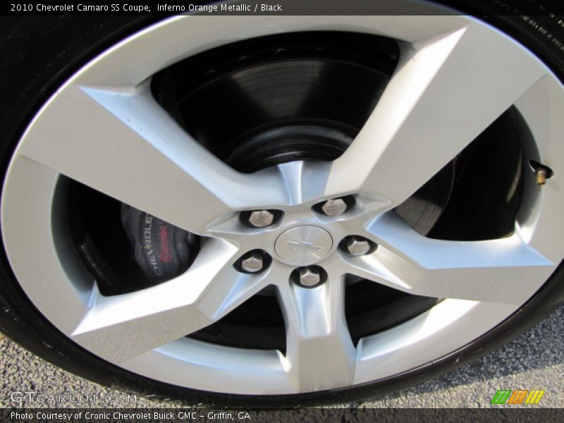 Inferno Orange Metallic / Black 2010 Chevrolet Camaro SS Coupe