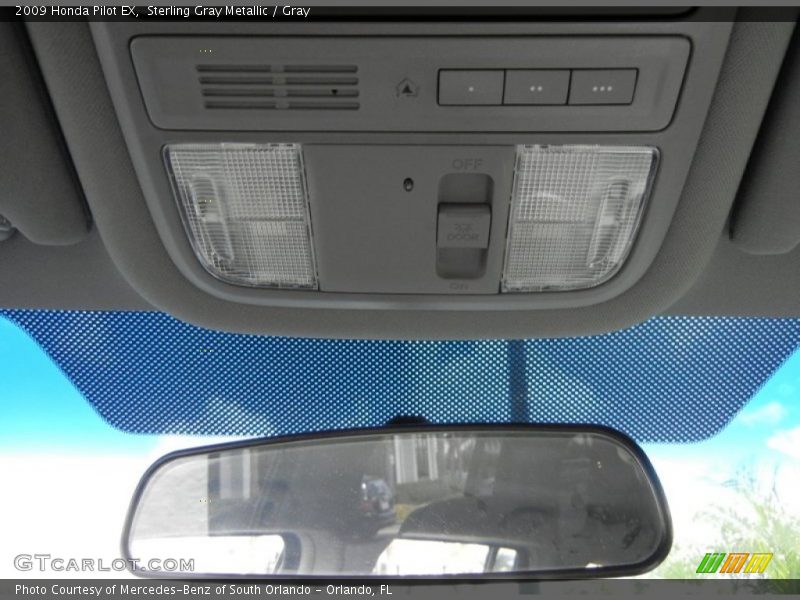 Sterling Gray Metallic / Gray 2009 Honda Pilot EX