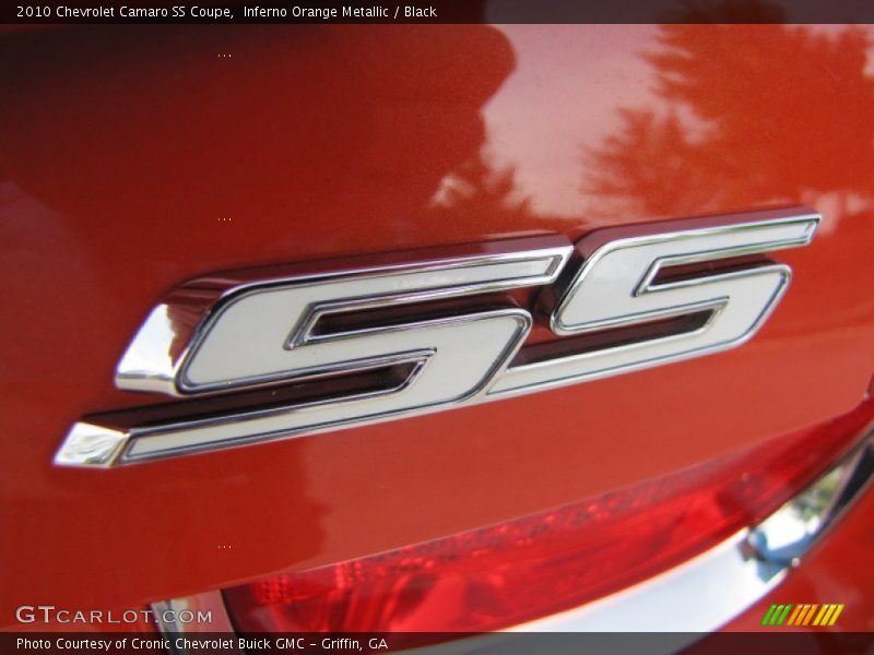 Inferno Orange Metallic / Black 2010 Chevrolet Camaro SS Coupe