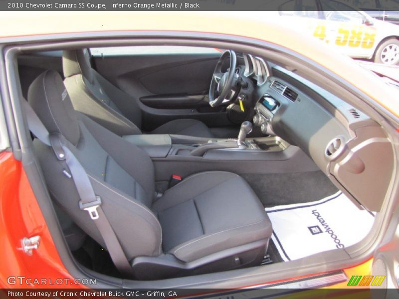 Inferno Orange Metallic / Black 2010 Chevrolet Camaro SS Coupe