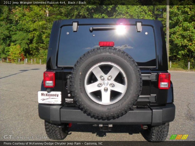 Black / Black 2012 Jeep Wrangler Unlimited Rubicon 4x4