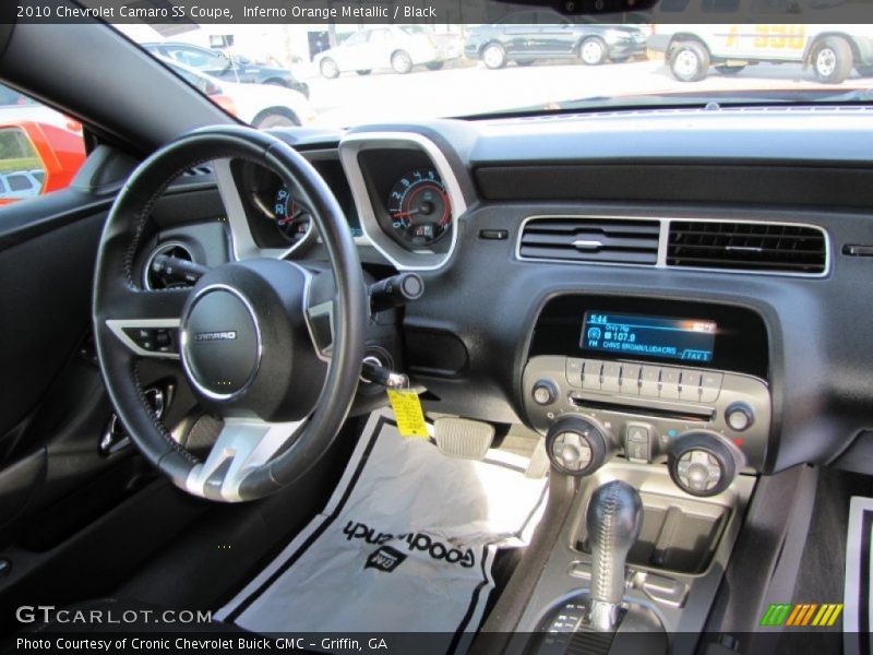 Inferno Orange Metallic / Black 2010 Chevrolet Camaro SS Coupe