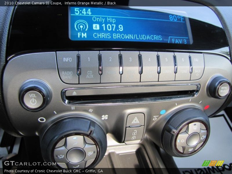 Inferno Orange Metallic / Black 2010 Chevrolet Camaro SS Coupe