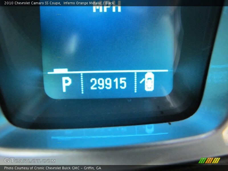 Inferno Orange Metallic / Black 2010 Chevrolet Camaro SS Coupe