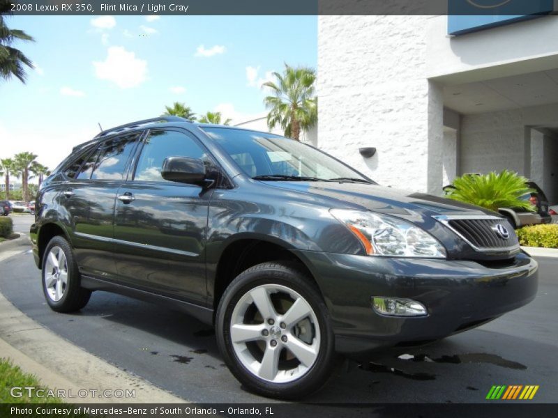 Flint Mica / Light Gray 2008 Lexus RX 350