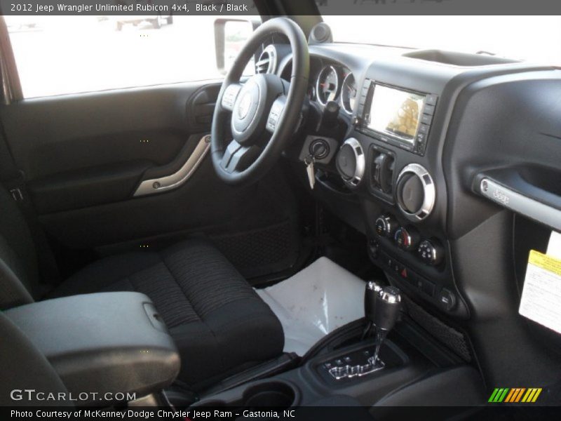 Black / Black 2012 Jeep Wrangler Unlimited Rubicon 4x4